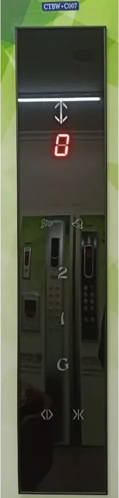 بوتونيرة كابينة مصعد CTBW-C007