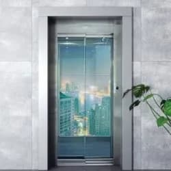 باب دور أوتوماتيك HAS زجاجي 70 سم شمال 2